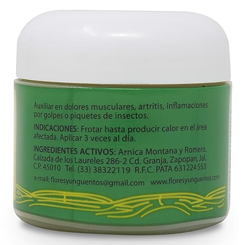 Proteínas, pomada muscular Marca Flores y Ungüentos (3)