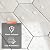 Vamos Tile Long Hexagon Peel and Stick Backsplash Tile - 10 Sheets Stick on Backsplash for Kitchen and Bathroom 12.4 x 12 Inch Glossy Wood Grain PVC Self Adhesive Mosaic Wall Tiles