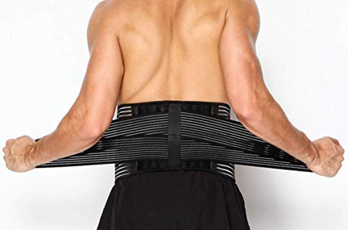 Protetor de cintura esportiva, fitness e musculação, proteção de cintura, equipamentos esportivos (9