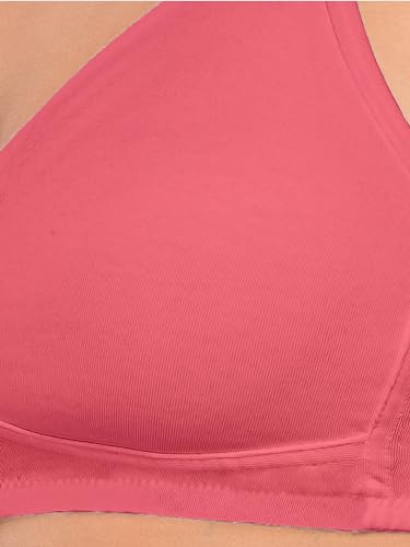 Image of DAISY DEE Women's Girls Cotton Non-Padded Wirefree Seamless Full Coverage Comfortfit Everyday Use T-Shirt Bra - NDSZN