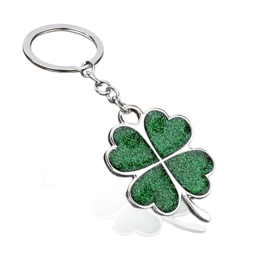 YUZNA Trèfle à 4 Feuilles,1 pièce,Bonheur Chance Naturelle,Cadeau d'Encouragement ou de Persévérance,Pendentif,Coccinelle,Ornement,Saint...