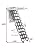 Electric Telescoping Pull Down Garage Attic Ladder Stairs (Black, 27''W X 38''L X 118''H)