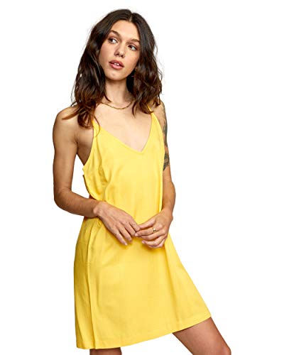 Image of RVCA Women's Jade Woven Spaghetti Strap Dress