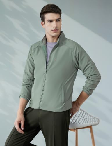 Image of Qube by Fort Collins Men's Windcheater, Lightweight, Windproof Polyester Standard Length Jacket for Year-Round Casual & Daily Use