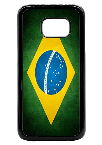 Brazil Brazilian Grunge Flag Rubber Bumper Hard