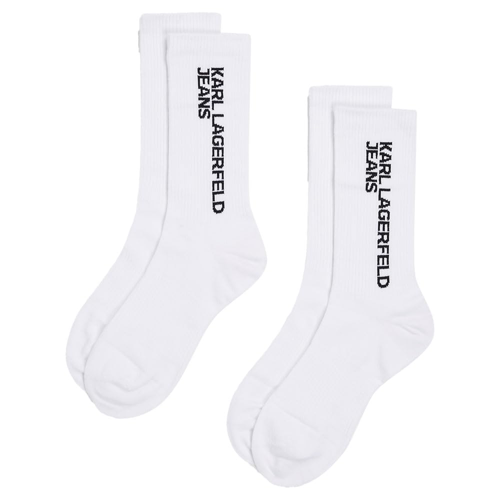 KARL LAGERFELD JEANS, Herren, Essential Logo Socken, 2Er-Pack
