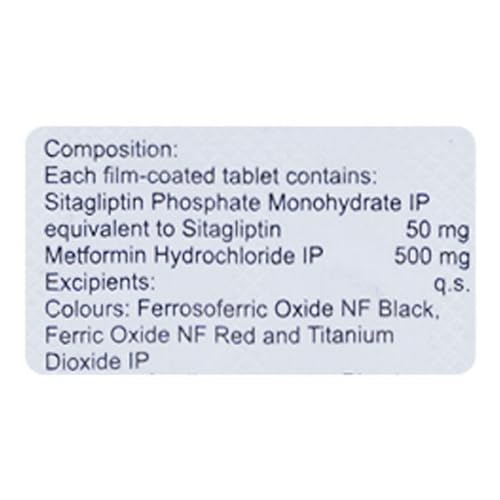 Image of Sitaglo M 50 /500 mg - Strip of 15 Tablets