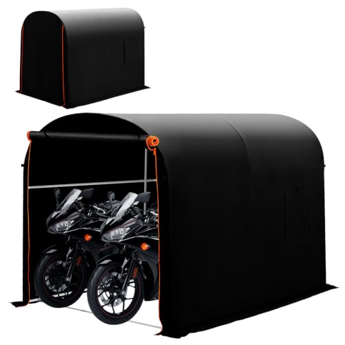 IRILIA Round L Black Bike Shed