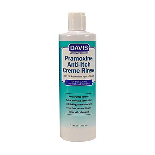 Davis Pramoxine Anti Itch Dog and Cat Creme Rinse, 12-Ounce, tan (DM158 12)