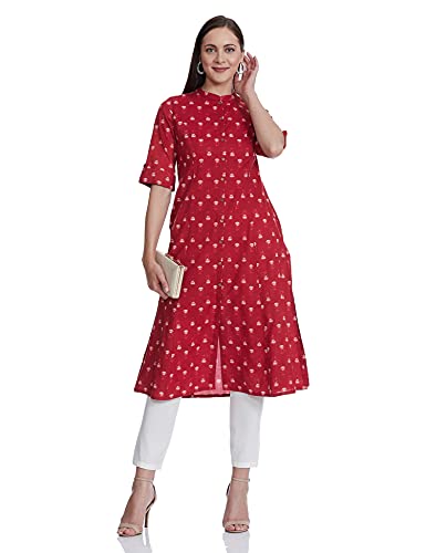 Image of Ayukta Women's Cotton Regular Kurti
