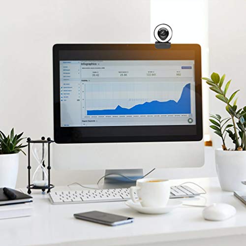 Mobestech Conjunto 1 4K Webcam Câmera de Foco Automático Da Câmera Usb Luz Do Computador Laptop Na W