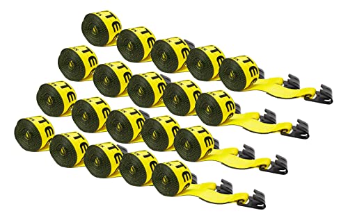 Mytee Products (20 Pack 4 in. x 27 ft. Winch Strap with Flat Hook
