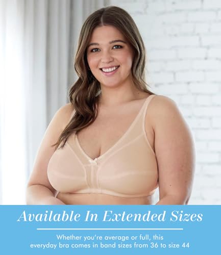 Image of Bestform Women's Comfortable Wireless Cotton Bra with Unlined Seamed Cups 5006825