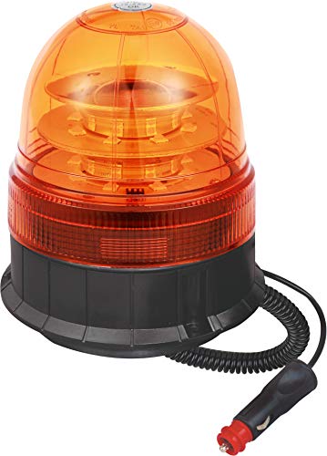 Ryme Automotive - Rotativo De Señalización R65. Iman/Ventosa Led 18X3W