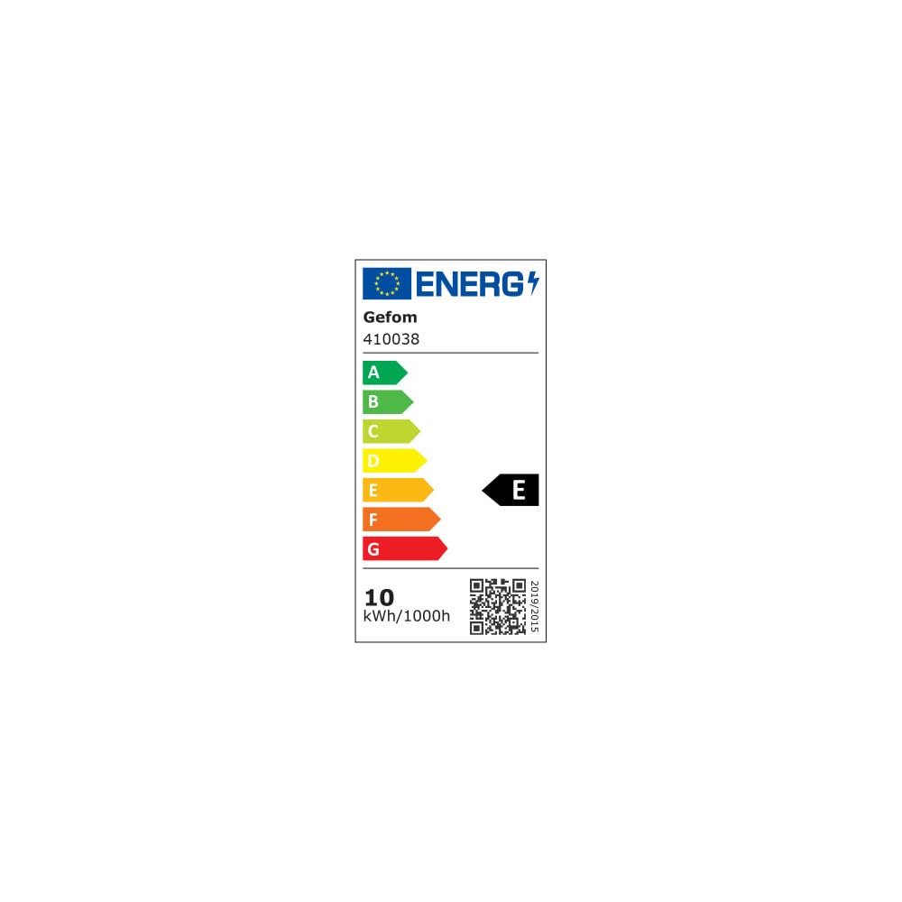 Gefom REGLETTE ETANCHE IP44 LED INTEGREE 60 CM, CORPS ALUMINIUM, FINITION PC, AVEC INTER, 10W, 950 LUMENS,