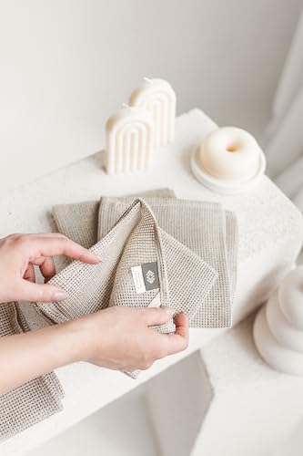 Thing Stories Linen Exfoliating Washcloth For Face thumb #6