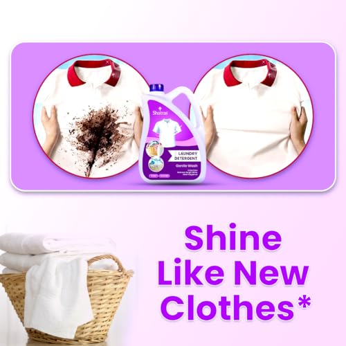 Image of Shatras Liquid Detergent - 5 Liter | Concentrated Laundry Liquid for Fabric Care | Suitable for Top Load & Front Load Washing Machines and Hand Wash | Powerful Cleaning Formula