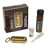 Broadman Chiesa Forniture Staff Unzione Porta Olio - Ottone (set regalo scatola)