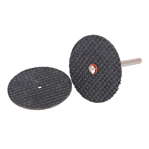 Image of DIY Crafts Resin Cutting Wheel Cut-off Discs Set 2mm Diameter with Connection Rod For Rotary Tools (Pack Of 15 Pcs, Multi Color)