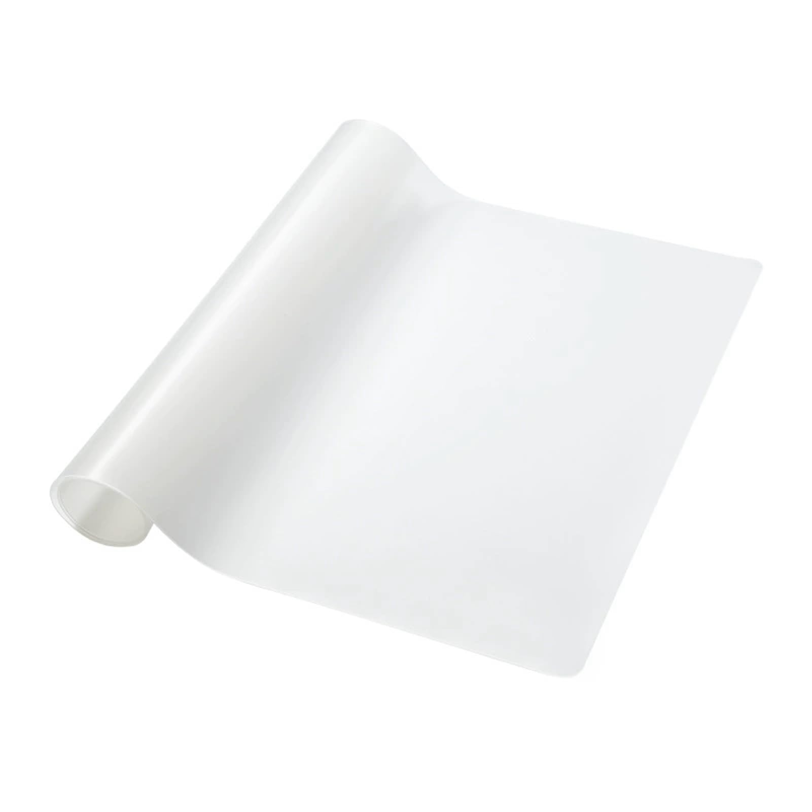 Gruba mata silikonowa transparent: Żaroodporna & nieprzywierająca do pieczenia/rękodzieła. Ochrona lad/stolów. Zmywarkosafe, BPA-free musthave kuchenny (31.5 * 39.3in/80 * 100 cm)