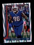 2025 Topps Chrome RayWave Refractor #360 Deone Walker NMMT (RC) Bills