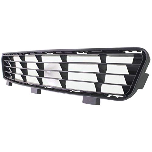 Bumper Grille For 2010-2011 Toyota Camry Center Textured Black Plastic #TOP1