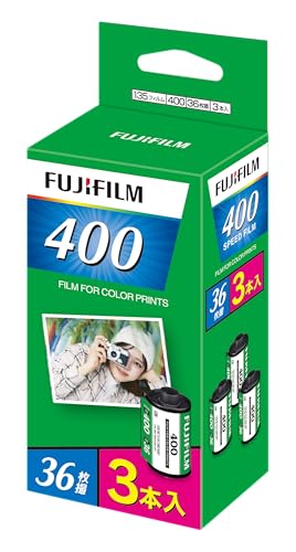 Image of Fujifilm 35mm Color Negative Film Fuji Color ISO 400 36 Exposures 3 Pack 135 400 EC 36EX 3PK