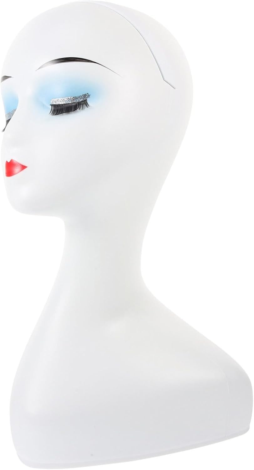 CONGRUI Wig Display Stand Plastic Mannequin Organizer For Wigs Hats Headdresses Lightweight Portable Holder Cosmetology
