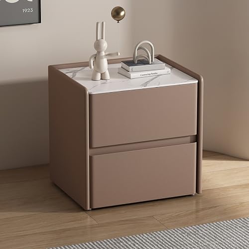 HJYBFA Armario de Almacenamiento Minimalista Madera Maciza con encimera de Pizarra para organizar el Dormitorio.
