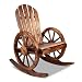 Wagon Wheel Wood Adirondack-Style Garden Chair