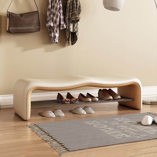 Banc de rangement matelassé et confortable de 140cm pour optimiser l'espace - 4