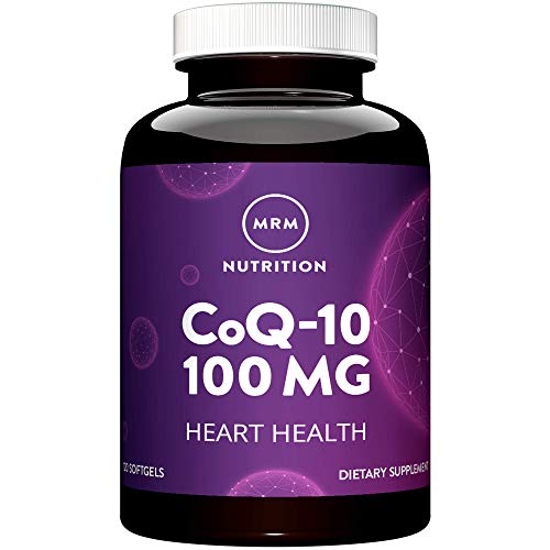 MRM Nutrition CoQ-10 100 mg Enhanced Absorption Softgels, 120 Count - Fermented Coenzyme Q10 for Heart Health & Cellular Energy