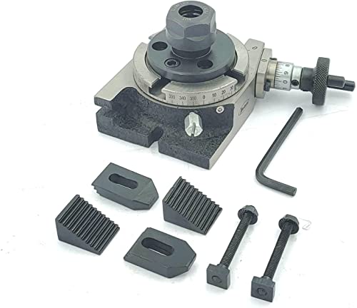 Fraiseuse de table rotative 80 mm de haute précision avec kit ER16 M6