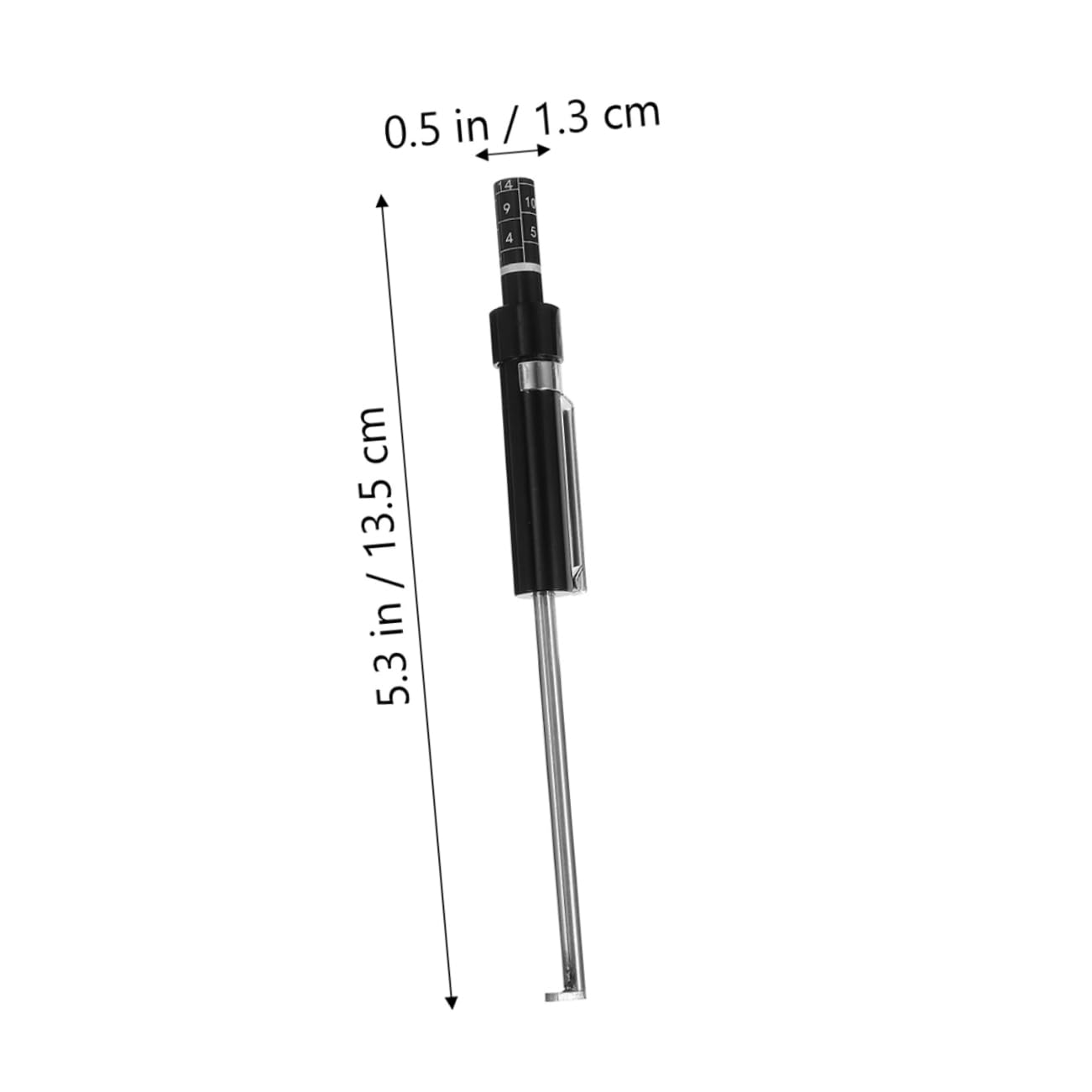 FUNOMOCYA Accurate Brake Pad Wear Assessment Brake Pad Thickness Gauge Automotive Accessory