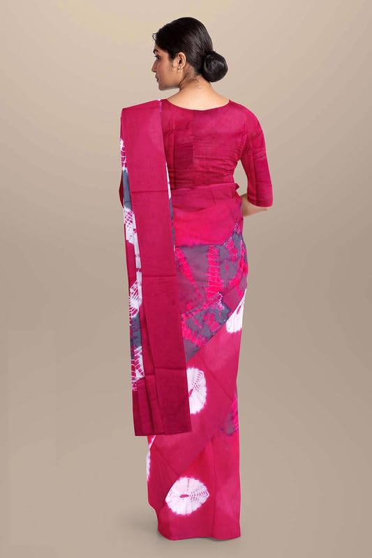 Image of SURAJ INTERNATIONAL Printed Cotton Saree For Women With Blouse Piece | Ideal For Everyday And Office Wear