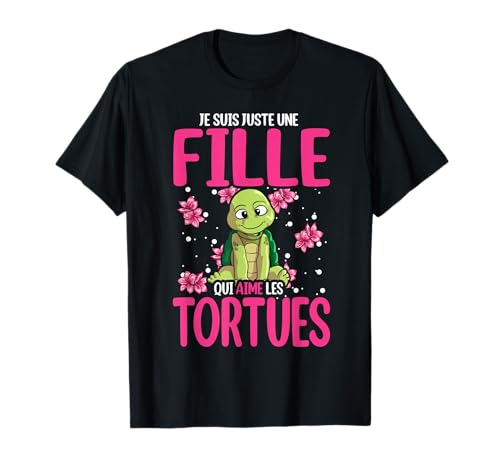 Tortues Tee Shirt Femme Fille Tortues Cadeau Tortues T-Shirt