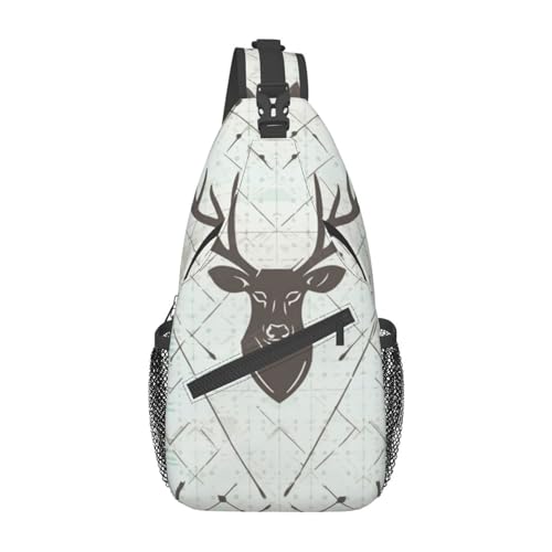 Sling Bag mochila cruzada impermeable negra unisex
