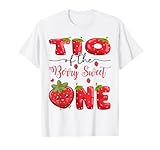 Photo Gallery primo compleanno di tio of the berry sweet one strawberry maglietta Photo Gallery primo compleanno di tio of the berry sweet one strawberry maglietta