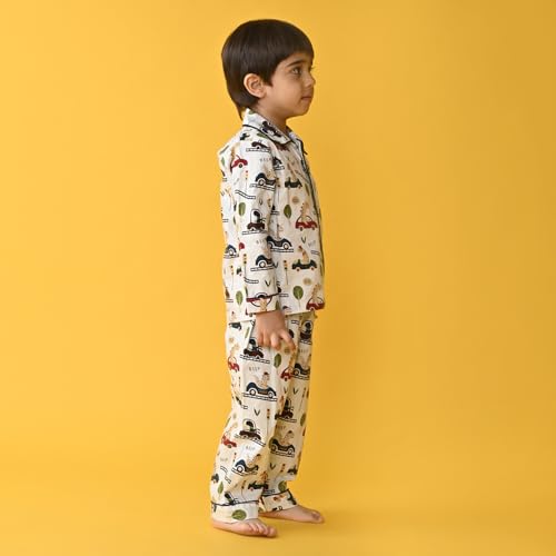Image of Jam & Sugar Boys Cotton Printed Night Suit Set