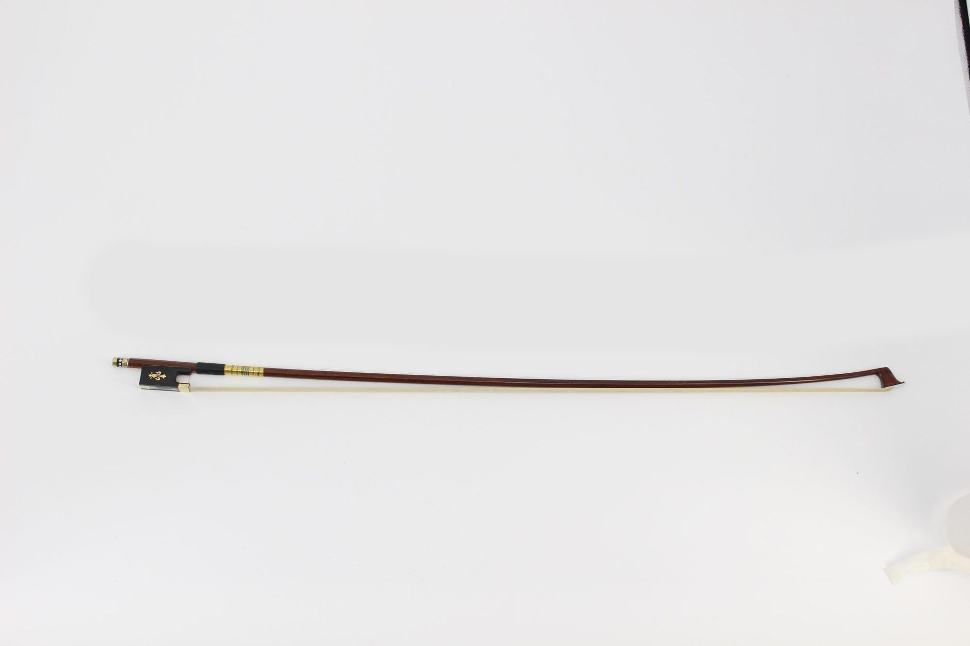 Geigenbogen Geigenbogen Ausgewählter brasilianischer Holzbogen Musikinstrumentenzubehör(Gold)