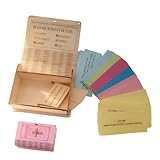 バイブルバース 木製ボックス | 宗教的な装飾品と150枚のカード付きセット,バイブル スクリプチャー バース オーガナイザー - 家庭、卒業、励まし、祈り、教会、結婚式、オフィス、家族集会用