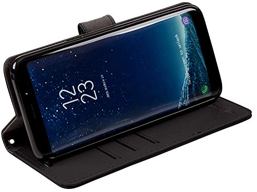 SafeSleeve EMF Protection Anti Radiation Samsung Galaxy Case: Galaxy Note 10 Plus RFID EMF Blocking Wallet Cell Phone Case (Black)