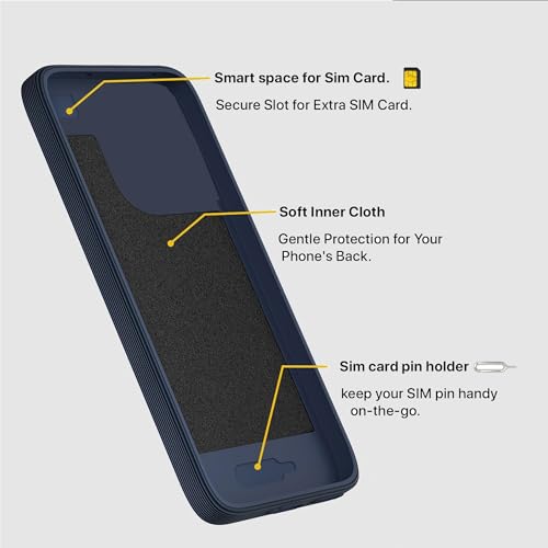 Image of amazon basics Back Cover for Redmi 15A 5G Soft Matte Silicone Mag-Safe Design (Mag-Safe Not Support) Camera Protection | Slim Fit Bumper Cover (Blue)