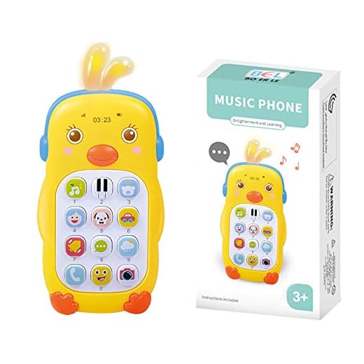 Baby Cell Phone Toy with Lights & Music, Sing & Count Musical Phone Toy, Toys for 6-9 6-12 12-24 Months Early Learning Educational Mobile Phone Toys Gifts for Toddlers 1 2 3 Year Old Boys Girls