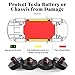 Chirano Lifting Jack Pad for Tesla Model 3/S/X/Y, 4 Pucks with Storage Case, Accessories for Tesla Vehicles 2013 to 2025