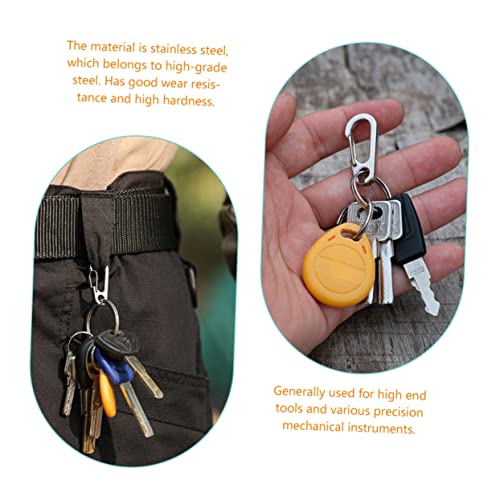 Soporte de llaves para cinturón compacto y resistente con clip para herramientas 5