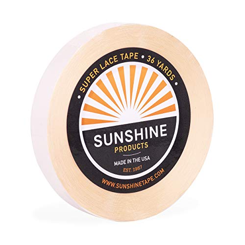 Image of Sunshine Tape | Super Lace Wig Adhesive Tape Roll | Double Sided, Medical Grade | Toupee and Wig Tape (3 /4 inch x 36 YDS, 1 Roll - Full Price)