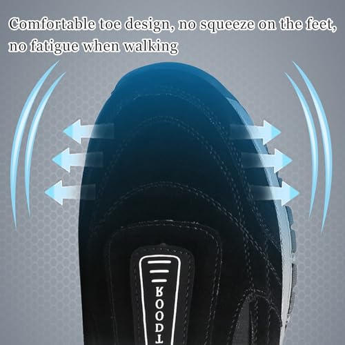 Men's Waterproof Hiking Shoes Slip-On Orthopedic Walking Shoes for Men Outdoor Casual Comfortable Lightweight Walking Loafers4