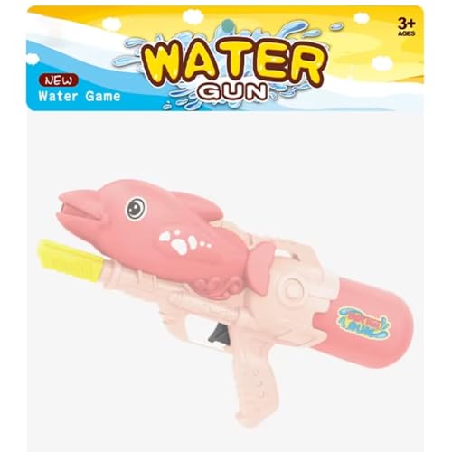 Image of Storio Cute Dolphin Shaped Holi Pichkari Water Gun Toy for Kids with 25Ft Range |High Pressure Mechanism Ideal Outdoor Toy for Pool & Beach Fun