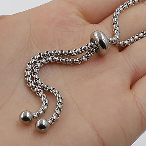 To My Daughter Bracelet Inspirational Bracelet Engraved Personalized Gifts to Daughter from Dad Mom Adjustable Bracelet4